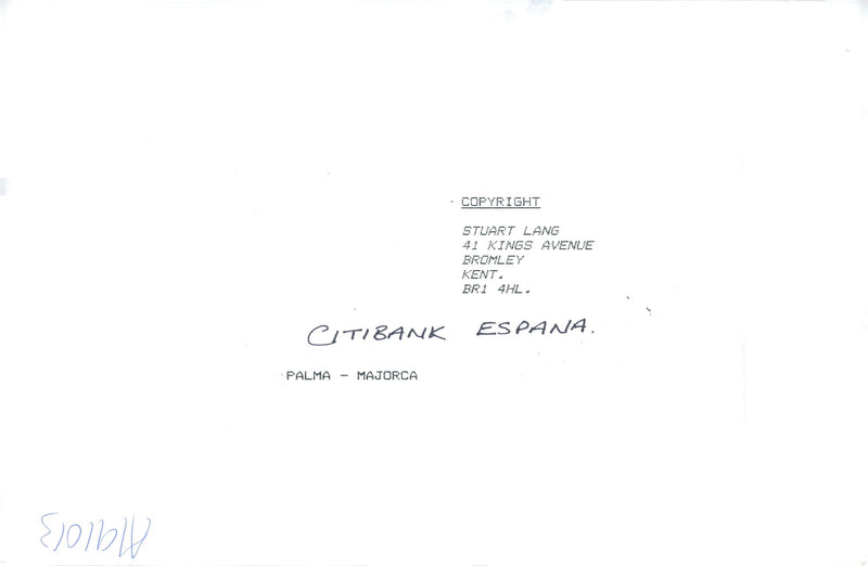 citibank espana - Vintage Photograph
