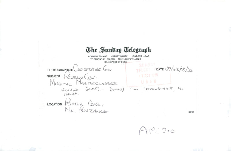 Prussia Cove - Vintage Photograph