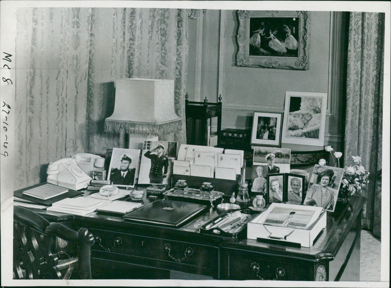 Inside Clarence House. - Vintage Photograph