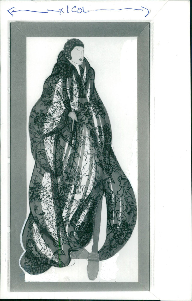 Model fashion 1991. - Vintage Photograph