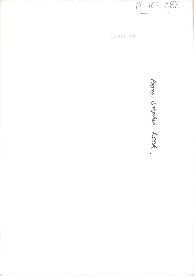 Model Fashion 1991. - Vintage Photograph