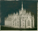 Fine model of Milan Cathedral. - Vintage Photograph