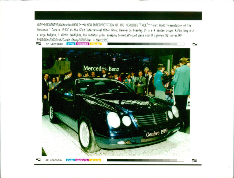 Mercedes-Benz geneva 1993 - Vintage Photograph