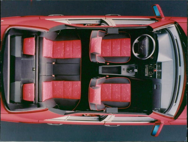 Mercedes-Benz c class interior of esprit model - Vintage Photograph
