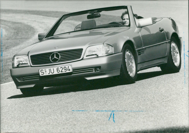 Mercedes-Benz sl convertible - Vintage Photograph