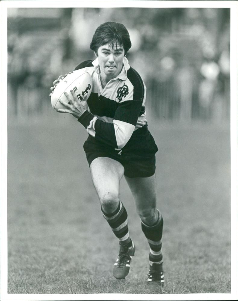 Rugby Player Lewis Peter - Vintage Photograph