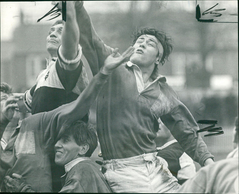 Rugby player Bryan West - Vintage Photograph