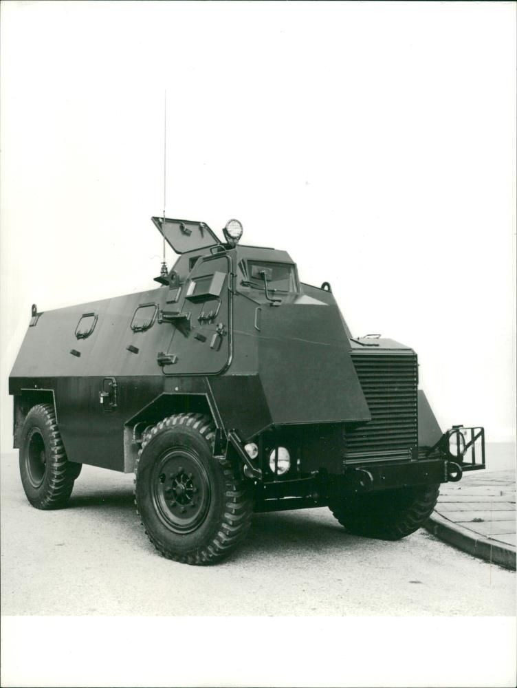 Armoured Cars: AT 100. - Vintage Photograph
