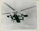 Fairey Rotodyne takes off. - Vintage Photograph