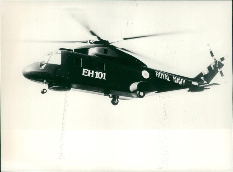 Designed as a replacement for the westland sea king development of the anglo italian EH101 Helicopter. - Vintage Photograph
