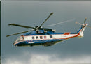 EH101 Multi-role helicopter by Westland. - Vintage Photograph