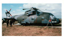 A mock up of westland EH101 in RAF colours. - Vintage Photograph