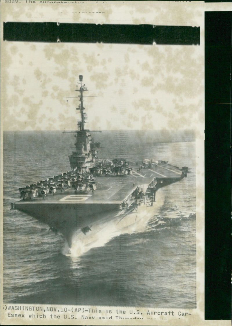 U.S.S Esseks Ship - Vintage Photograph