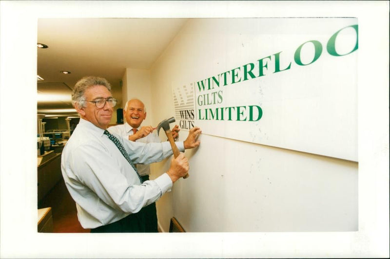 Barry Pearl and Brian Winterflood. - Vintage Photograph