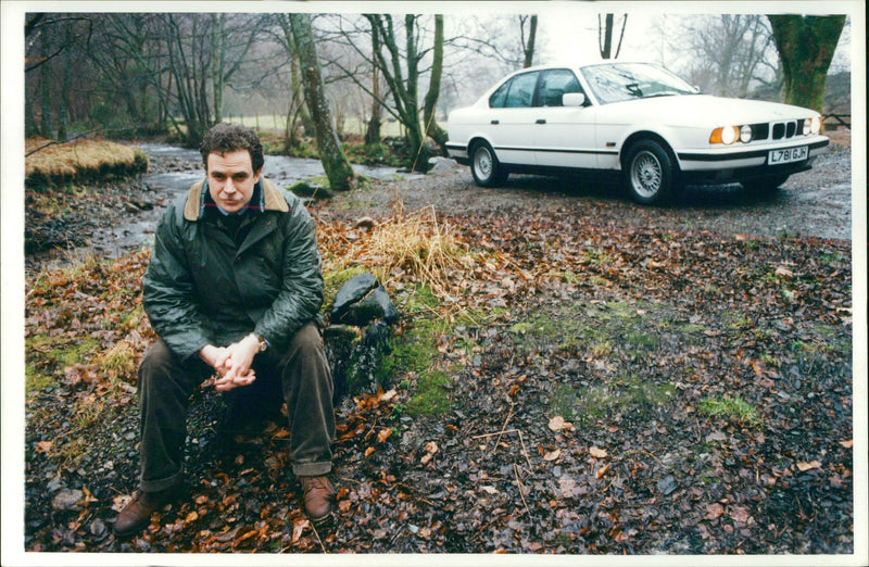 Charles Clover Film writer. - Vintage Photograph