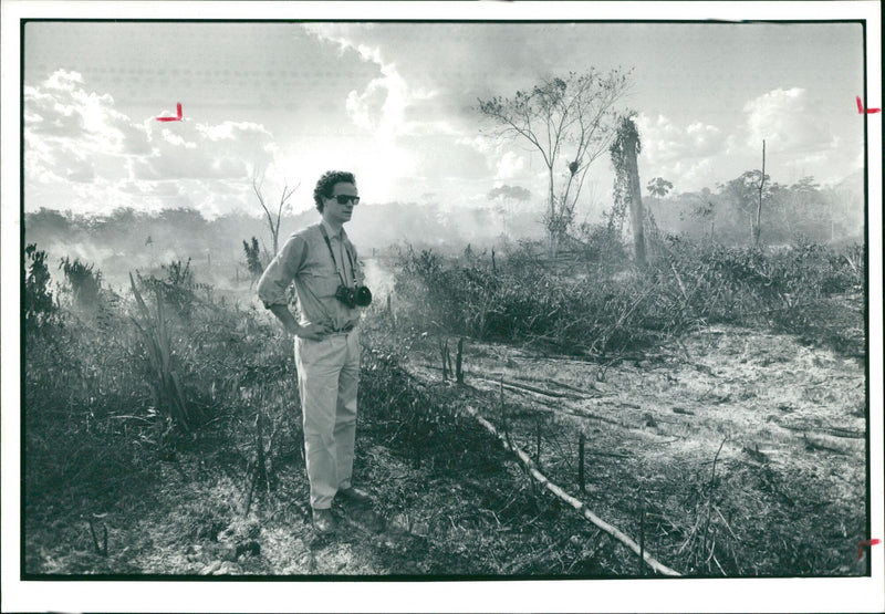 Charles Clover Film writer. - Vintage Photograph