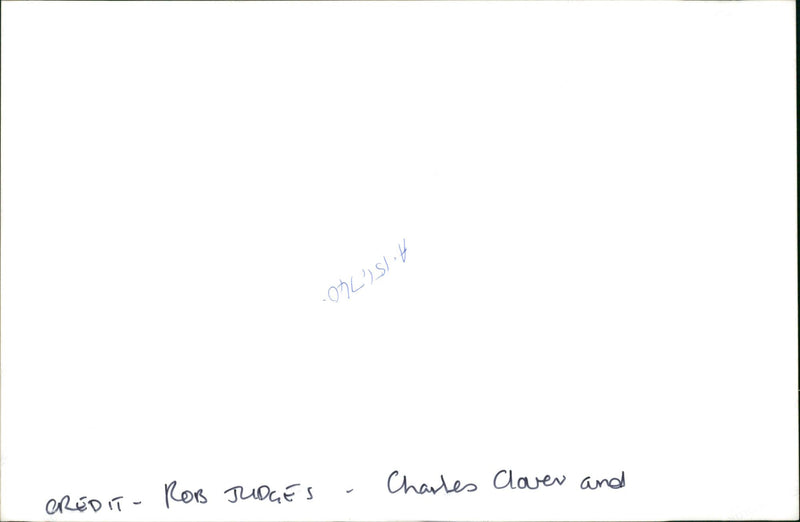 Charles Clover Film writer. - Vintage Photograph