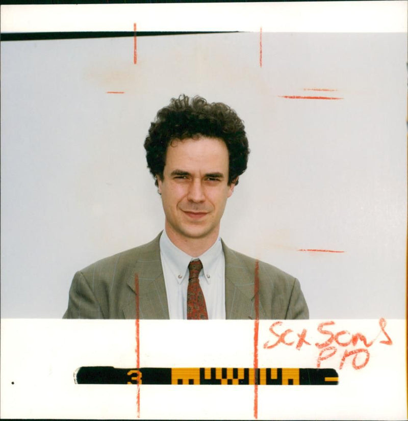 Charles Clover Film writer. - Vintage Photograph