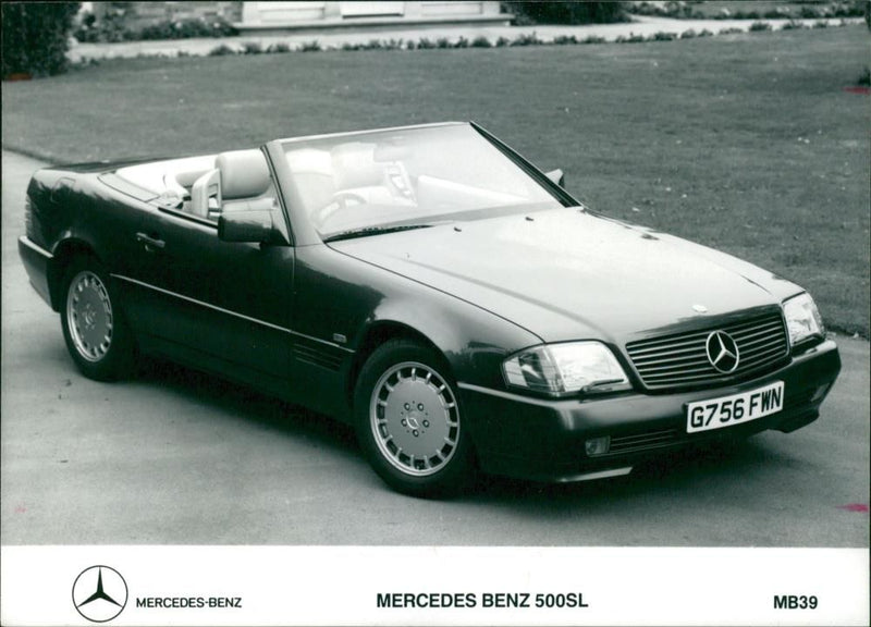 Mercedes-Benz 500sl - Vintage Photograph