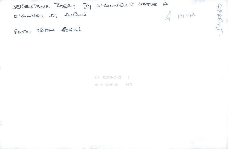 Sebastian Barry - Vintage Photograph