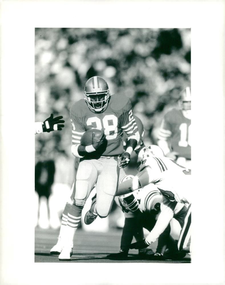 Joe Cribbs American football player - Vintage Photograph