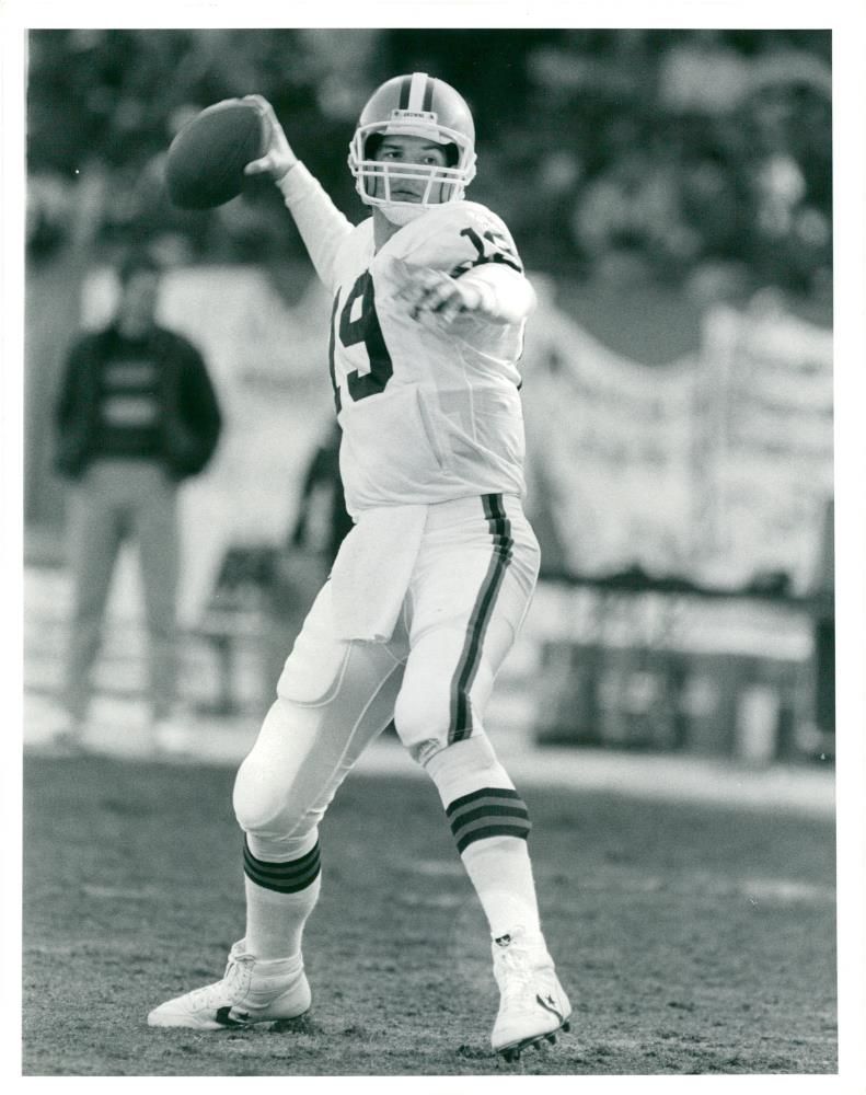 Bernie Kosar American football quarterback. - Vintage Photograph