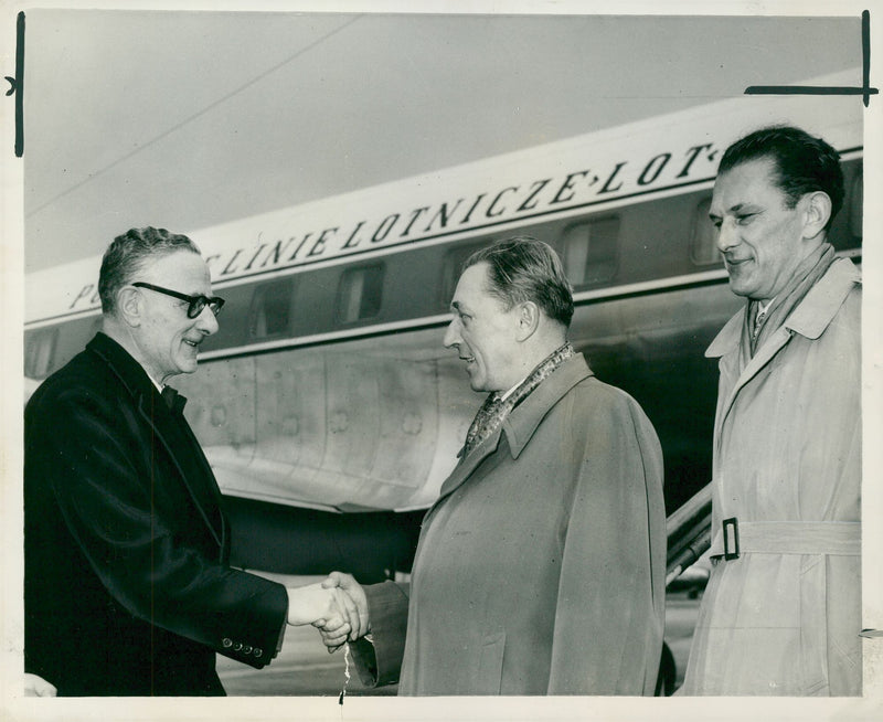 Mr. A.H. Wilson and Mr. Rustecki. - Vintage Photograph