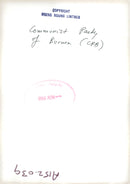 Communist party of Burma. - Vintage Photograph