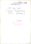 Kia army band kachin independence army burma. - Vintage Photograph