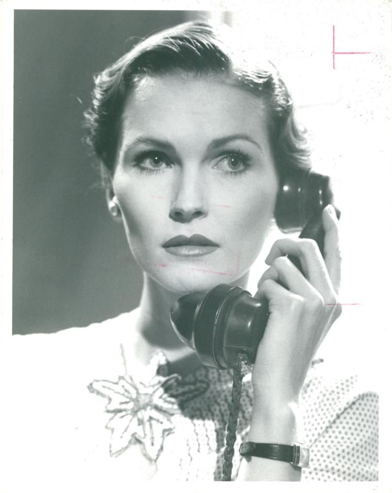 Fiona Fullerton British actress. - Vintage Photograph