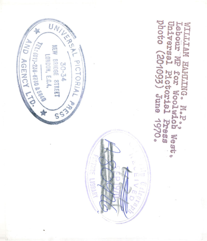 William Hamling Writer - Vintage Photograph