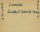 London guildhall school of musical. - Vintage Photograph