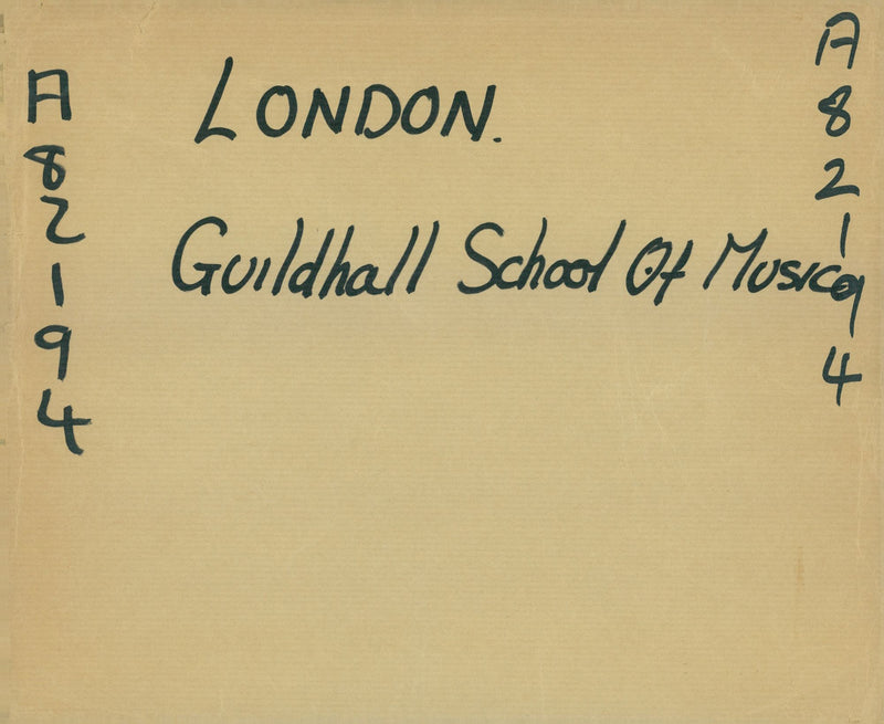 London guildhall school of musical. - Vintage Photograph