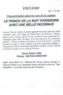 Vincent Lindon on the avenue Geoge V with a girlfriend - Vintage Photograph