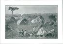 Rwandan Civil War:Belaco camp. - Vintage Photograph