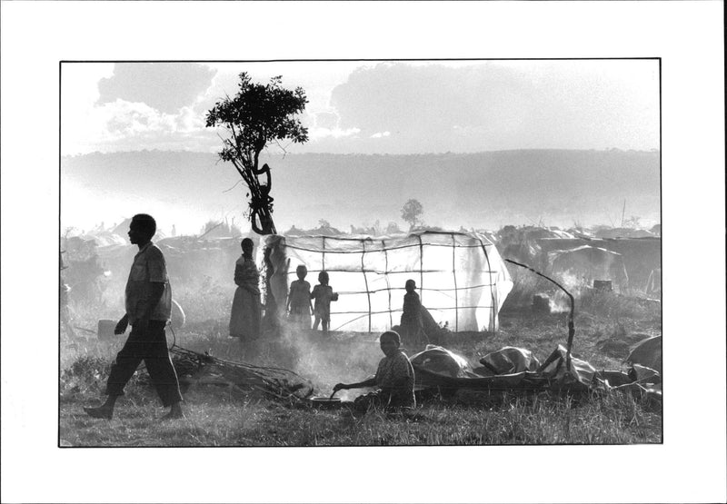Rwandan Civil War: - Vintage Photograph