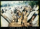 rwanda war.the tutsu camp. - Vintage Photograph