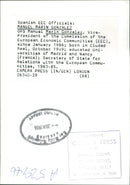 Manuel Marin Gonzalez. - Vintage Photograph