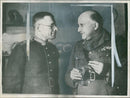 Maj. Gen. Vasiliev and Gen. Sir H. Maitland Wilson. - Vintage Photograph