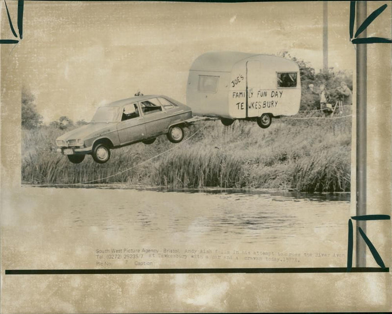 Aish Andy car sales man. - Vintage Photograph