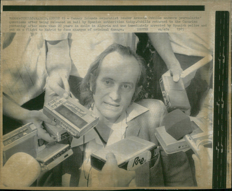 Antonio Cubillo. - Vintage Photograph