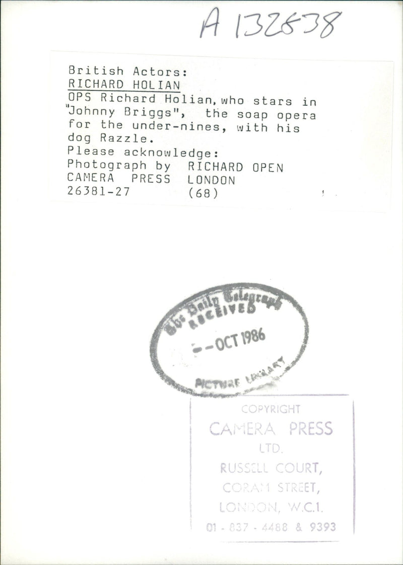 Richard Holian. - Vintage Photograph