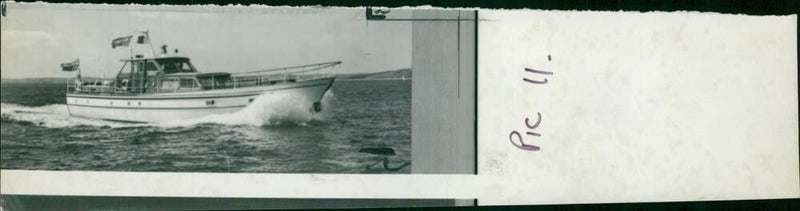 Ship: Jabula Motor Yacht. - Vintage Photograph