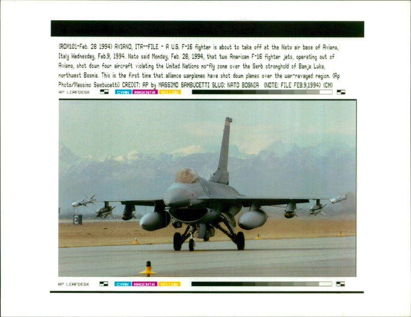 US F16 FIGTHER JETS - Vintage Photograph