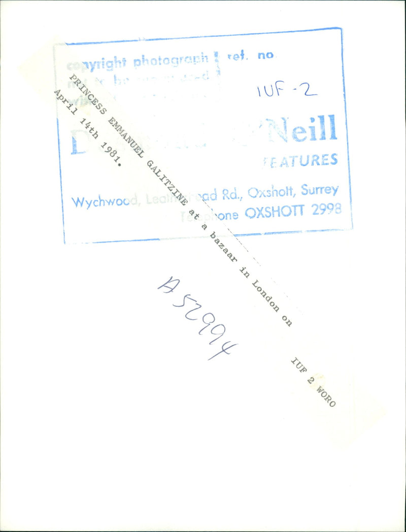 Princess Emanuel Galitzine - Vintage Photograph