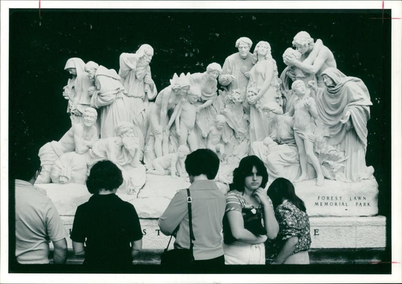 Forest Lawn Cemetary. - Vintage Photograph