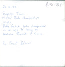 Patty Fendick - Vintage Photograph