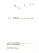 Sean Langmuir. - Vintage Photograph