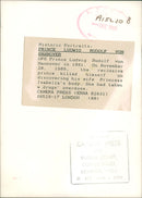 Prince Ludwig Rudolph of Hanover Music producer. - Vintage Photograph