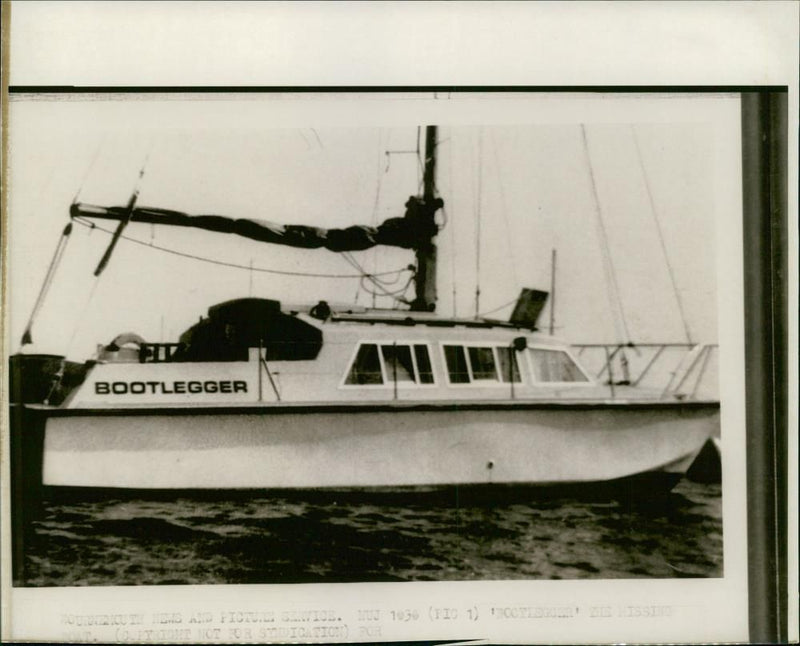 Ship: Bootlegger. - Vintage Photograph